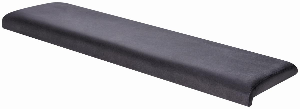 Sitzkissen Orleans Grau 137x38,5 cm, Webstoff - Grau, MODERN, Textil (137/7/38,5cm)