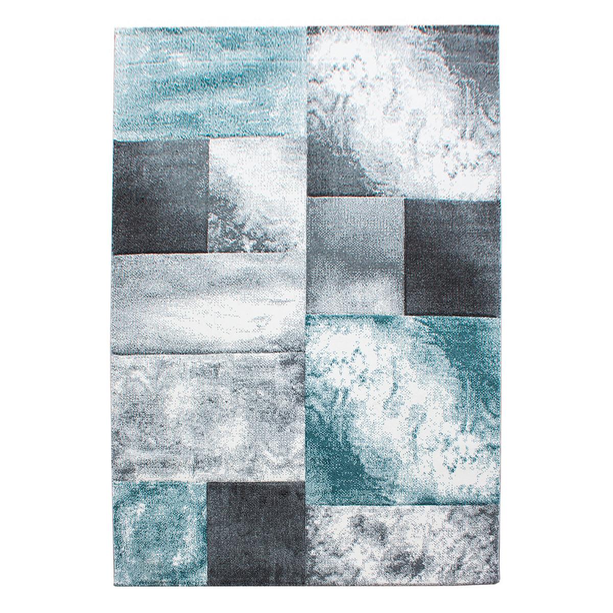 Flachwebteppich Hawaii - Blau, Design, Textil (140/200cm) - Novel