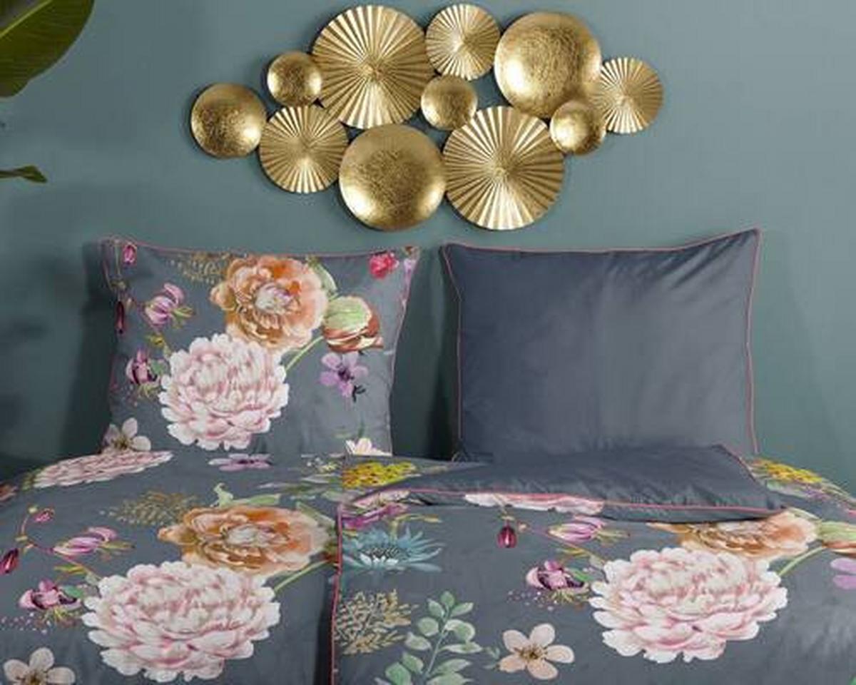 Wendebettwäsche Parma Anthrazit Grau 135x200cm - Anthrazit/Grau, Design, Textil (135/200cm)