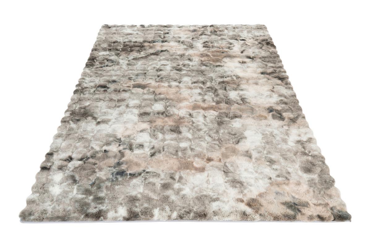 Fellteppich My Camouflage - Grau, KONVENTIONELL, Textil (40/60cm) - Obsession