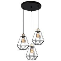 HÄNGELEUCHTE 33-00323 - Schwarz, Design, Metall (44/44/100cm)