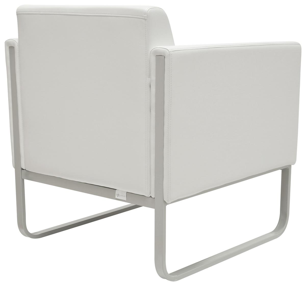 Sessel Aruba Weiß - Hellgrau/Weiß, MODERN, Textil (67/78/71cm) - MID.YOU