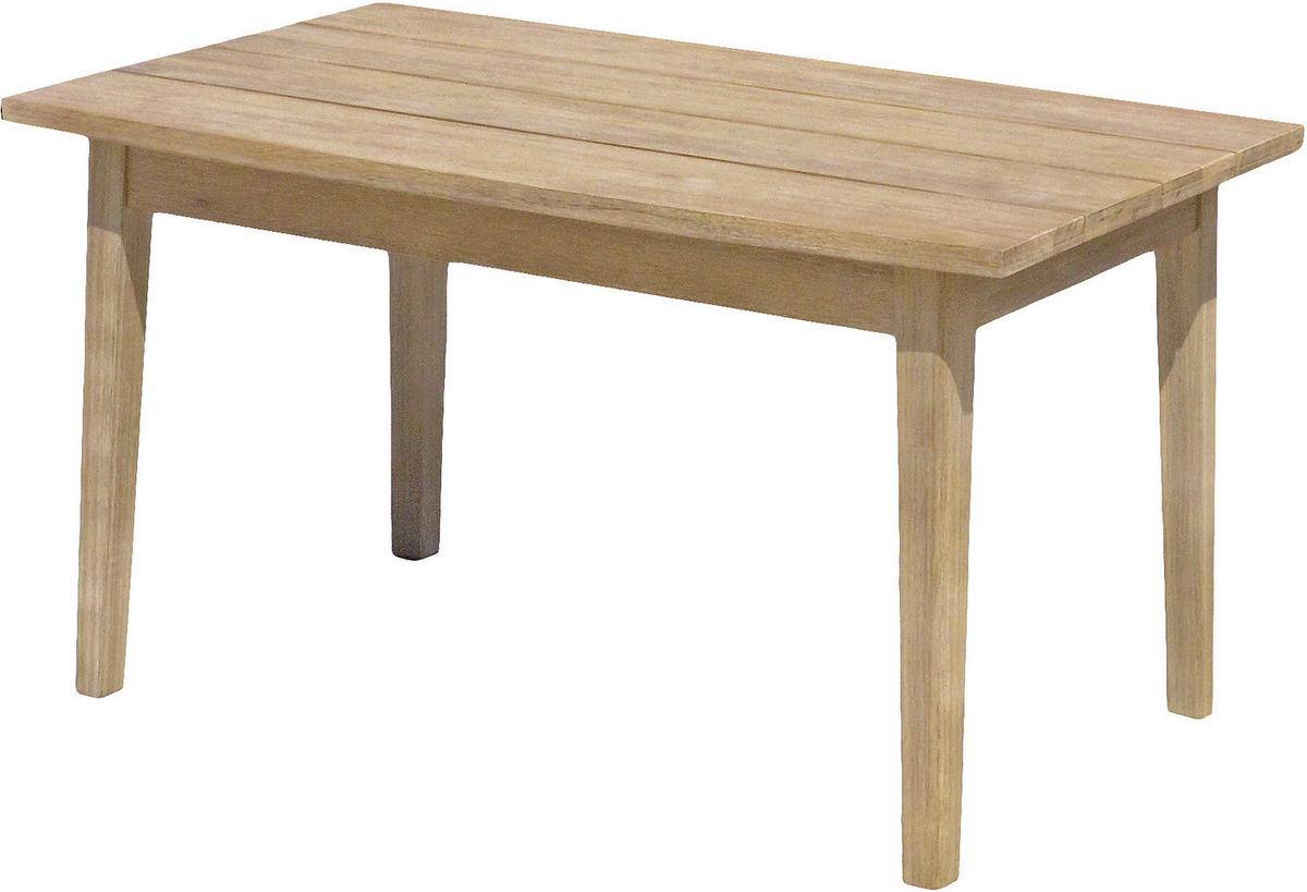 Gartenmöbel Set 3-Tlg. Kunststoff/Holz Mit Sitzkissen - Hellbraun/Beige, Basics, Holz/Kunststoff (60/89/64cm) - Gardenson