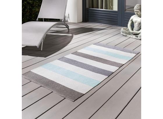 Exteriérový Koberec Stripe - modrá, Moderný, textil (70/140cm) - Mömax modern living Exteriérový Koberec Stripe - modrá, Moderný, textil (70/140cm) - Mömax modern living