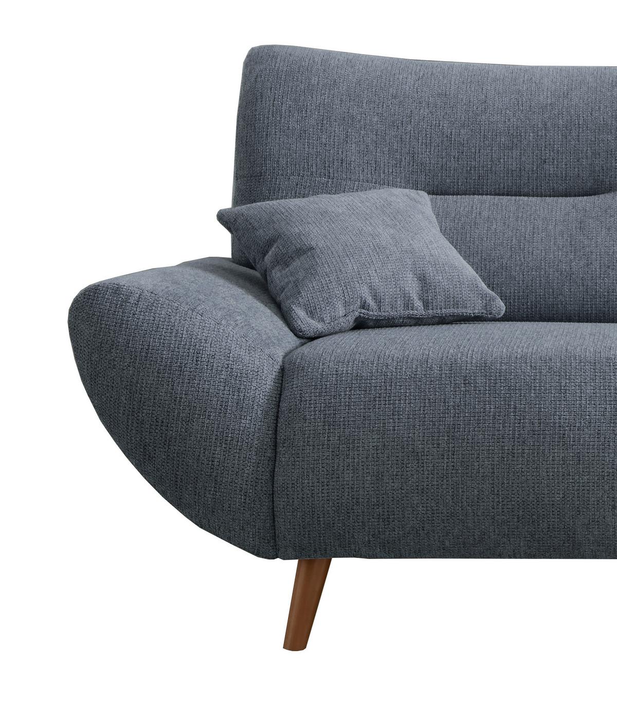 2-Sitzer-Sofa Drago Hellblau - Wildeiche/Hellblau, MODERN, Holz/Textil (173/81/90cm) - MID.YOU