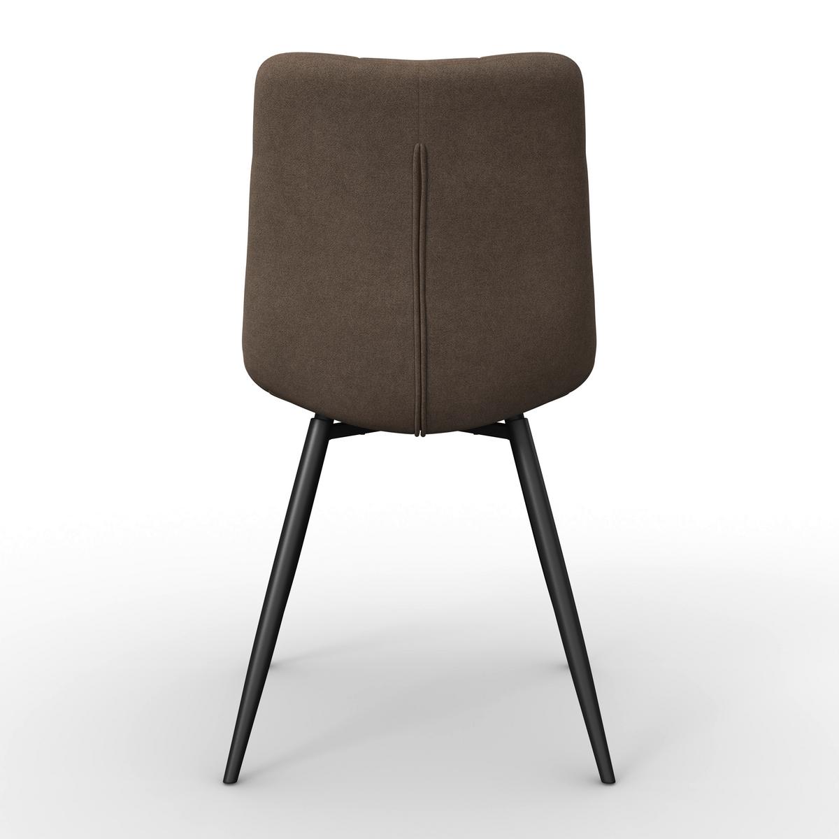 Židle Suri SURI - černá/světle šedá, Moderní, kov/dřevo (46/87/61cm) - Bessagi Home