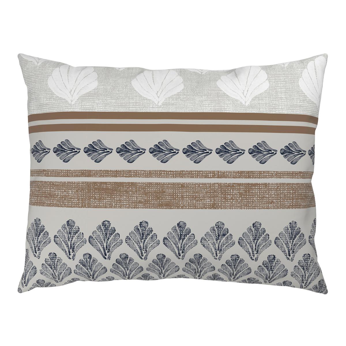 Bettwäsche Hemma - Braun/Grau, ROMANTIK / LANDHAUS, Textil - James Wood