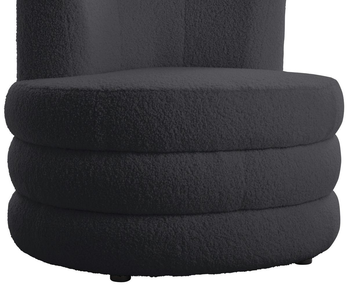 Designsessel Magari - Edelstahlfarben/Dunkelgrau, Trend, Textil (90/82/85cm) - Livetastic