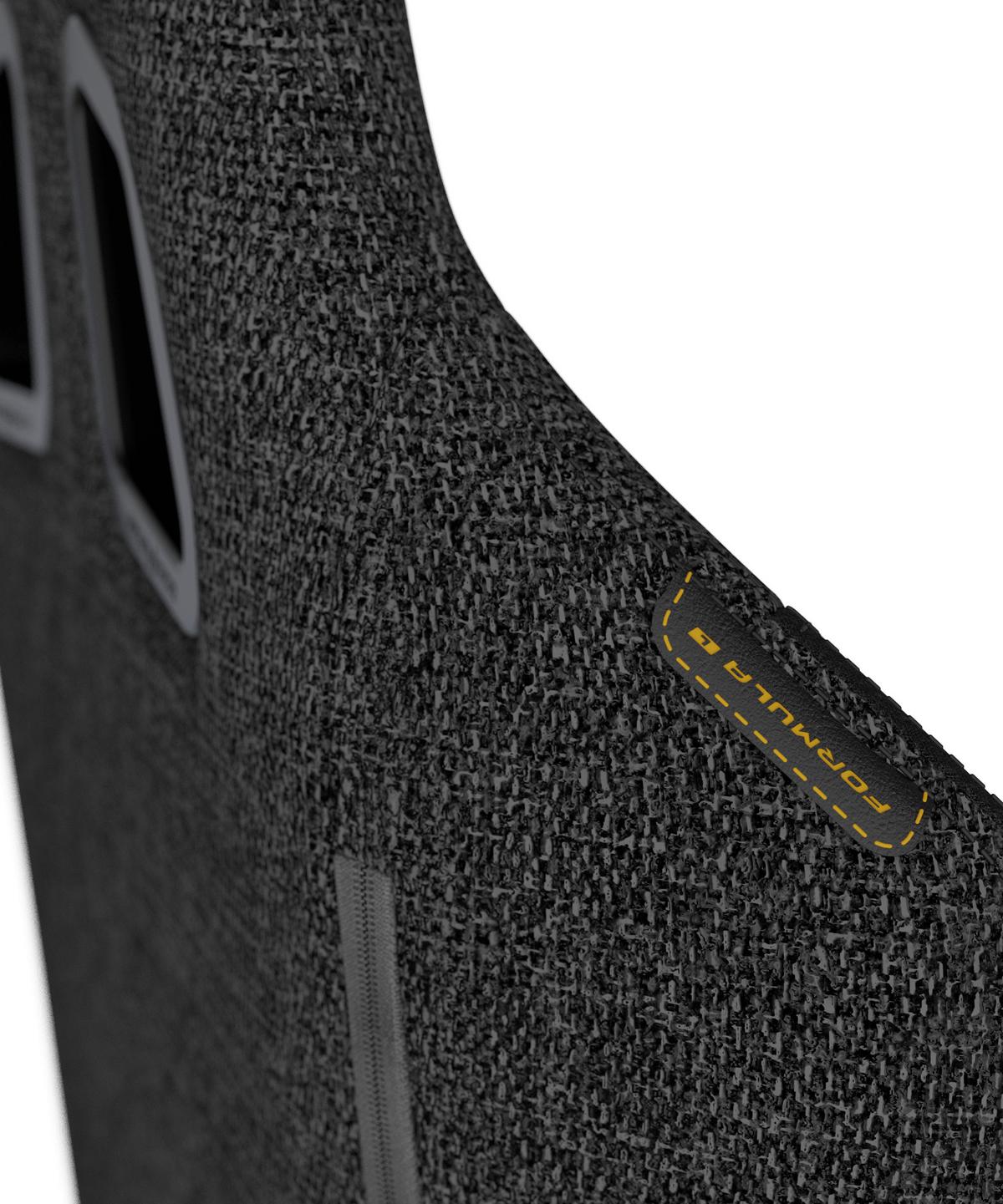 Gamingstuhl Formula Schwarz B: 70cm - Schwarz, KONVENTIONELL, Kunststoff/Textil (70/129/70cm) - Dxracer