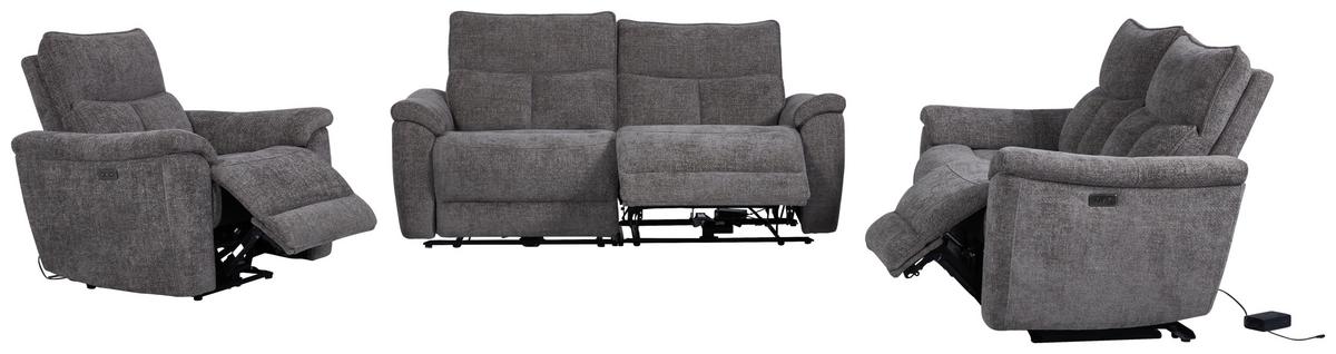 Relaxsessel Tokio - Grau, MODERN, Holz/Textil (97,8/96,5/102cm)