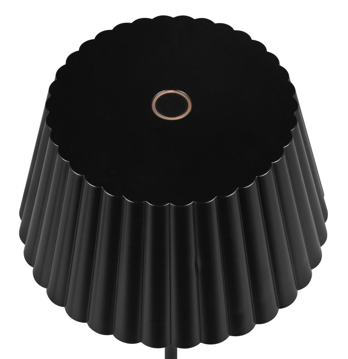 Akku-Stehleuchte R47706132 Suarez - Schwarz, Design, Metall (13,5/123cm)