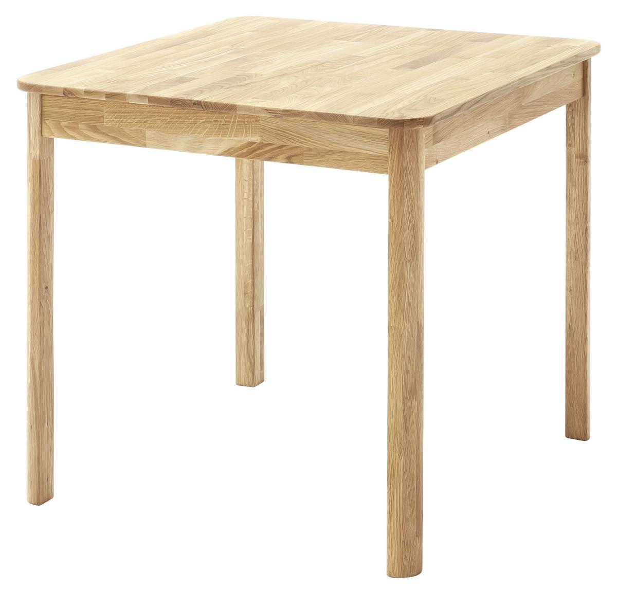 Esstisch Oskar - Wildeiche, KONVENTIONELL, Holz (80/80/76cm) - MID.YOU
