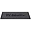 Fußmatte Welcome 40x60 cm - Schwarz/Grau, KONVENTIONELL, Textil (40/60cm) - Homezone Fußmatte Welcome 40x60 cm - Schwarz/Grau, KONVENTIONELL, Textil (40/60cm) - Homezone