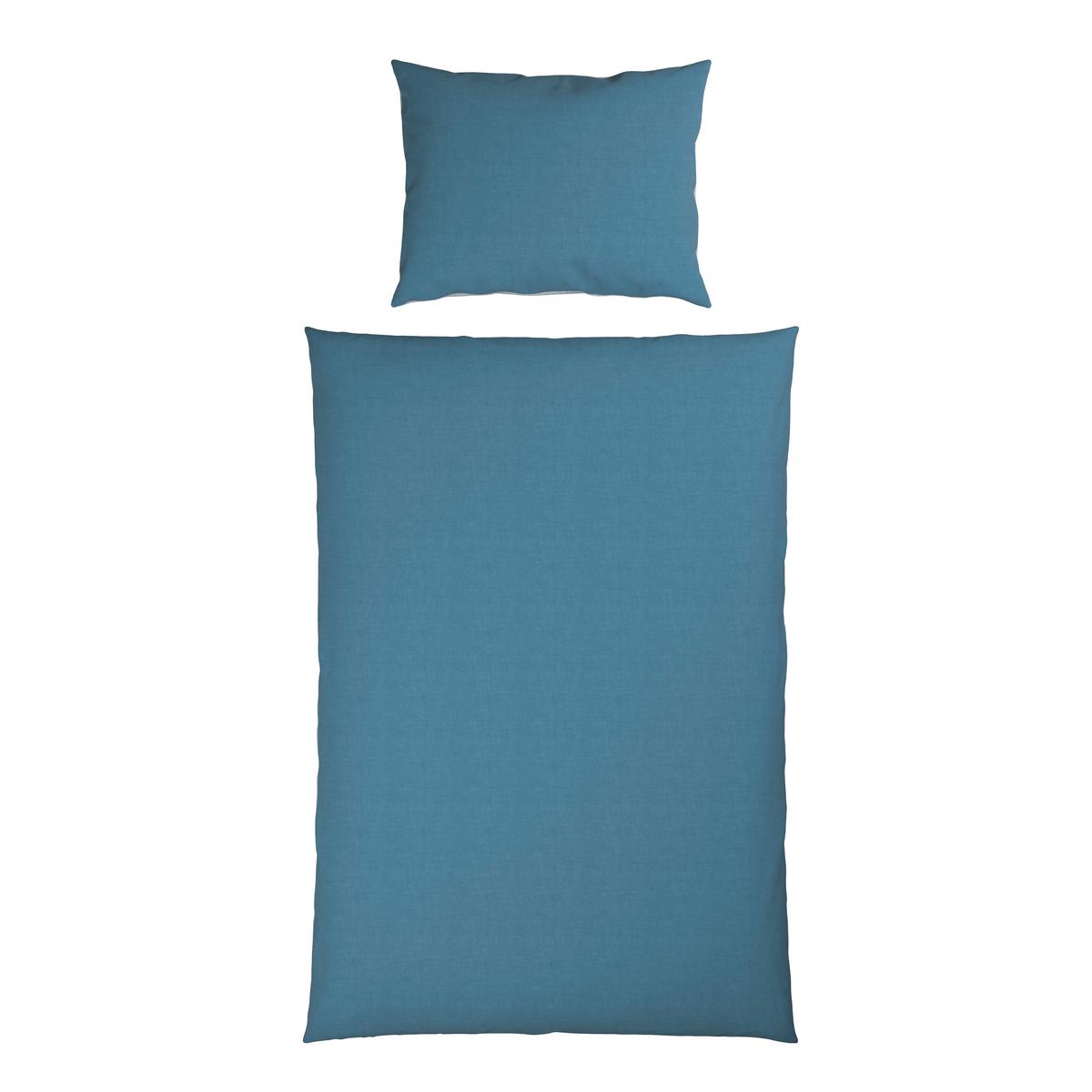 POSTEĽNÁ BIELIZEŇ CHAMBRAY STRIPES - modrá/biela, Modern, textil (140/200cm) - Mömax