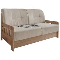 2-sitzer-sofa Mit Schlaffunktion Camino B:154 Cm - Beige/Naturfarben, MODERN, Holz/Textil (154/88/90cm) - Livetastic