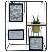 RÁM NA OBRAZY LEON - čierna/zlatá, Modern, kov/drevo (38/48/12cm) - Mömax