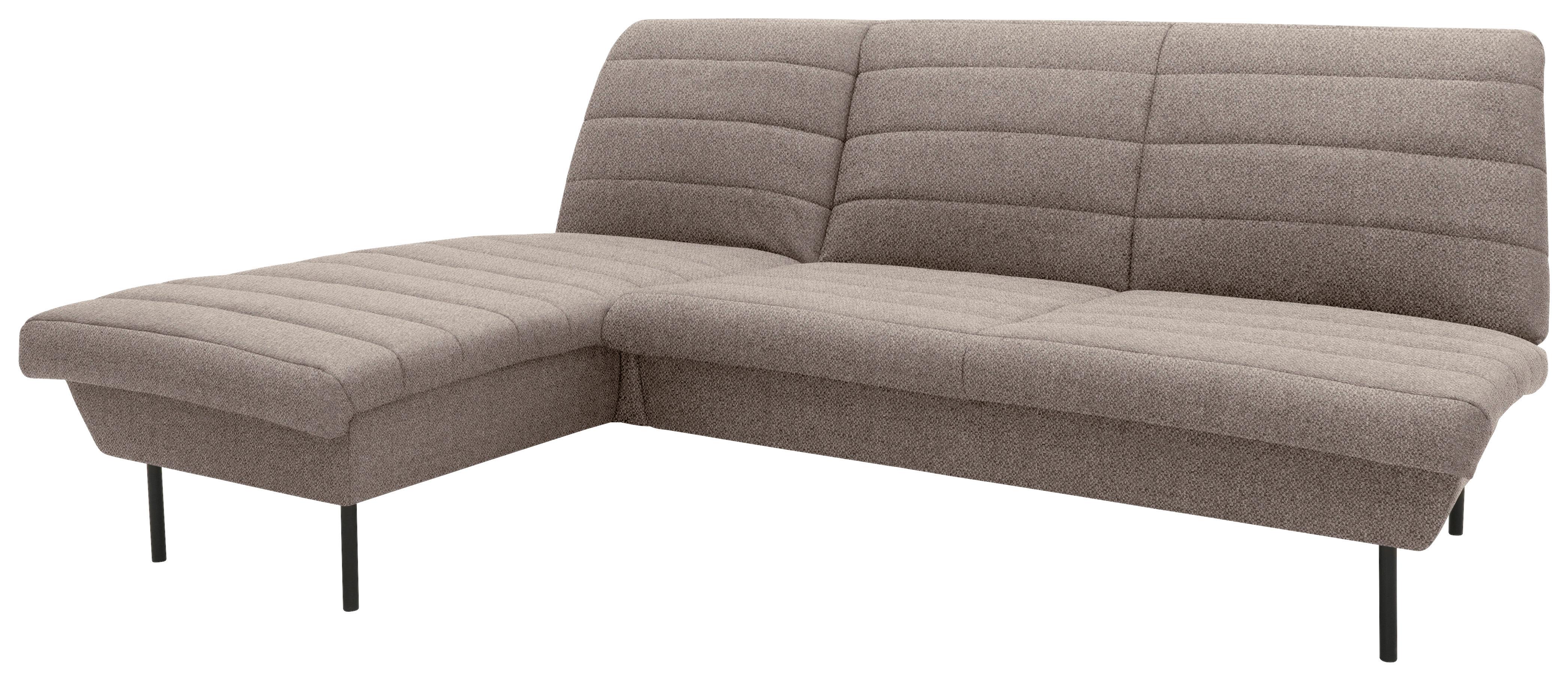 Ecksofa Looks Ix Braun/Beige - Beige/Schwarz, Design, Textil (168/214cm) - LOOKS by W.Joop