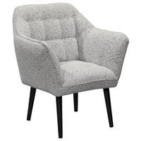 Sessel Lynn Hellgrau B: 84 Cm - Hellgrau/Schwarz, KONVENTIONELL, Textil (84/87/70cm) - MID.YOU