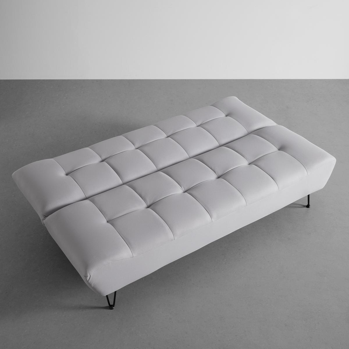 Rozkládací pohovka GELI šedá - černá/světle šedá, Moderní, kov/dřevo (192/88/97cm) - P & B