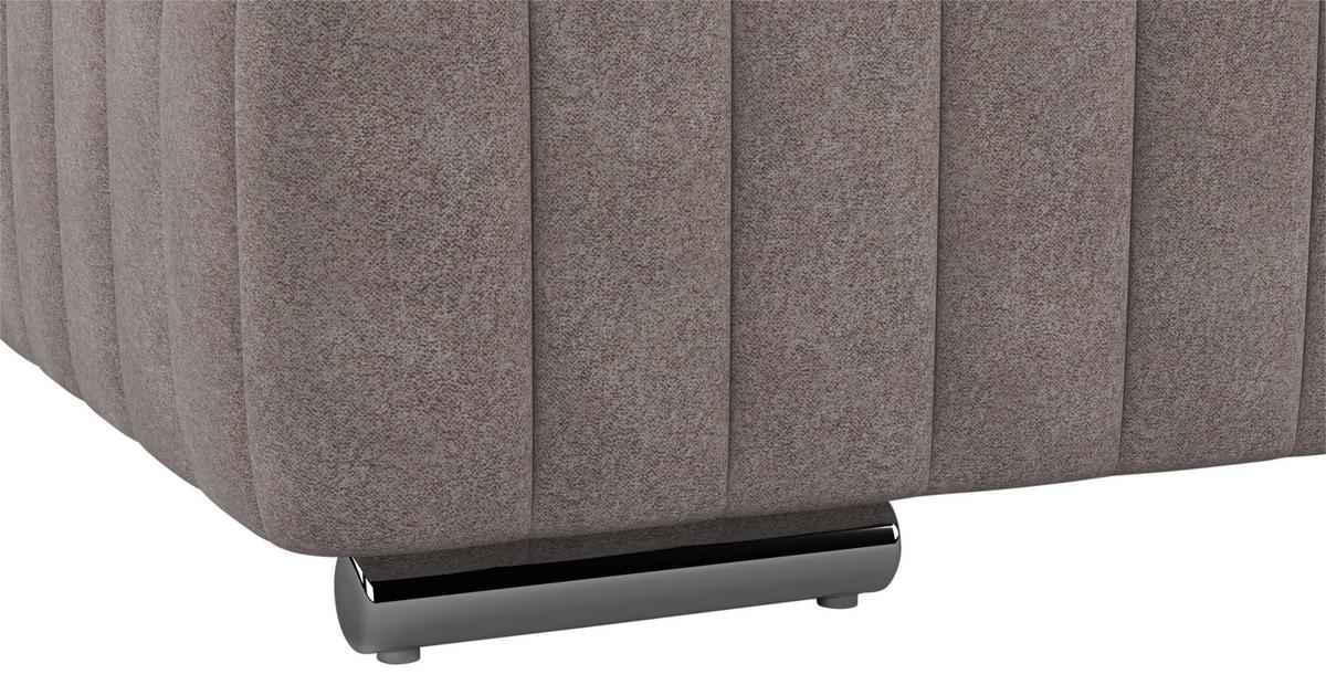 Box-ágy Beetle 120/200 Cm - szürke, Modern, faalapú anyag/textil (120/200cm)