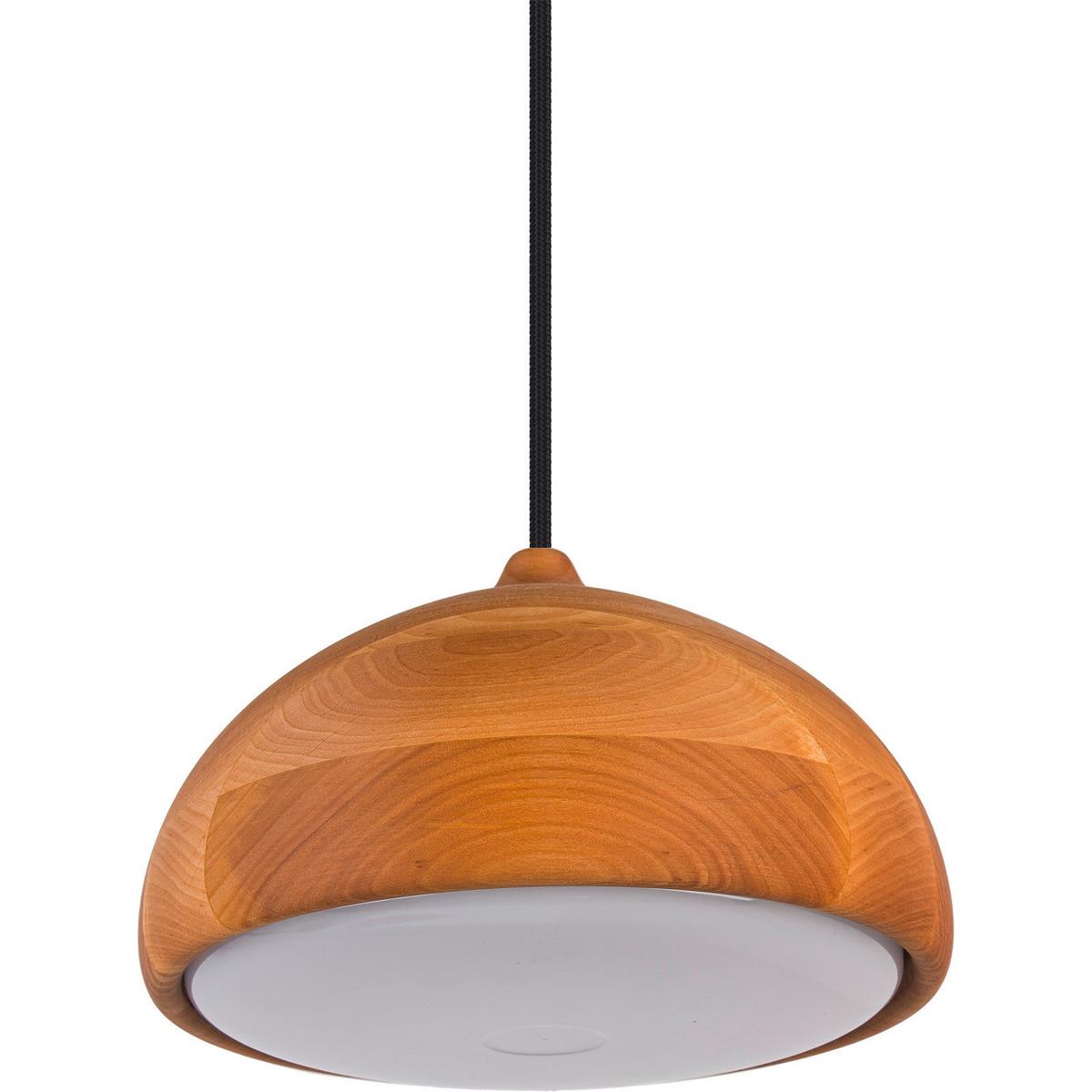 Hängeleuchte 8550233 Acorn II - Erlefarben/Schwarz, Natur, Holz (22,5/90-140cm)