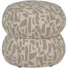 Pouf Anic Sandfarben B: 43cm - Sandfarben, Design, Textil (43/40/43cm) - Livetastic