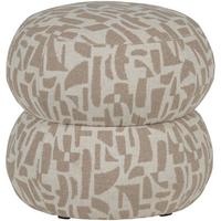 POUF Anic Sandfarben B: 43cm - Sandfarben, Design, Textil (43/40/43cm) - Livetastic