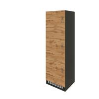 Geräteumbauschrank Kühlschrankumbau B:60 cm Eiche - Eichefarben, MODERN, Holzwerkstoff (60/200/60cm) - Held