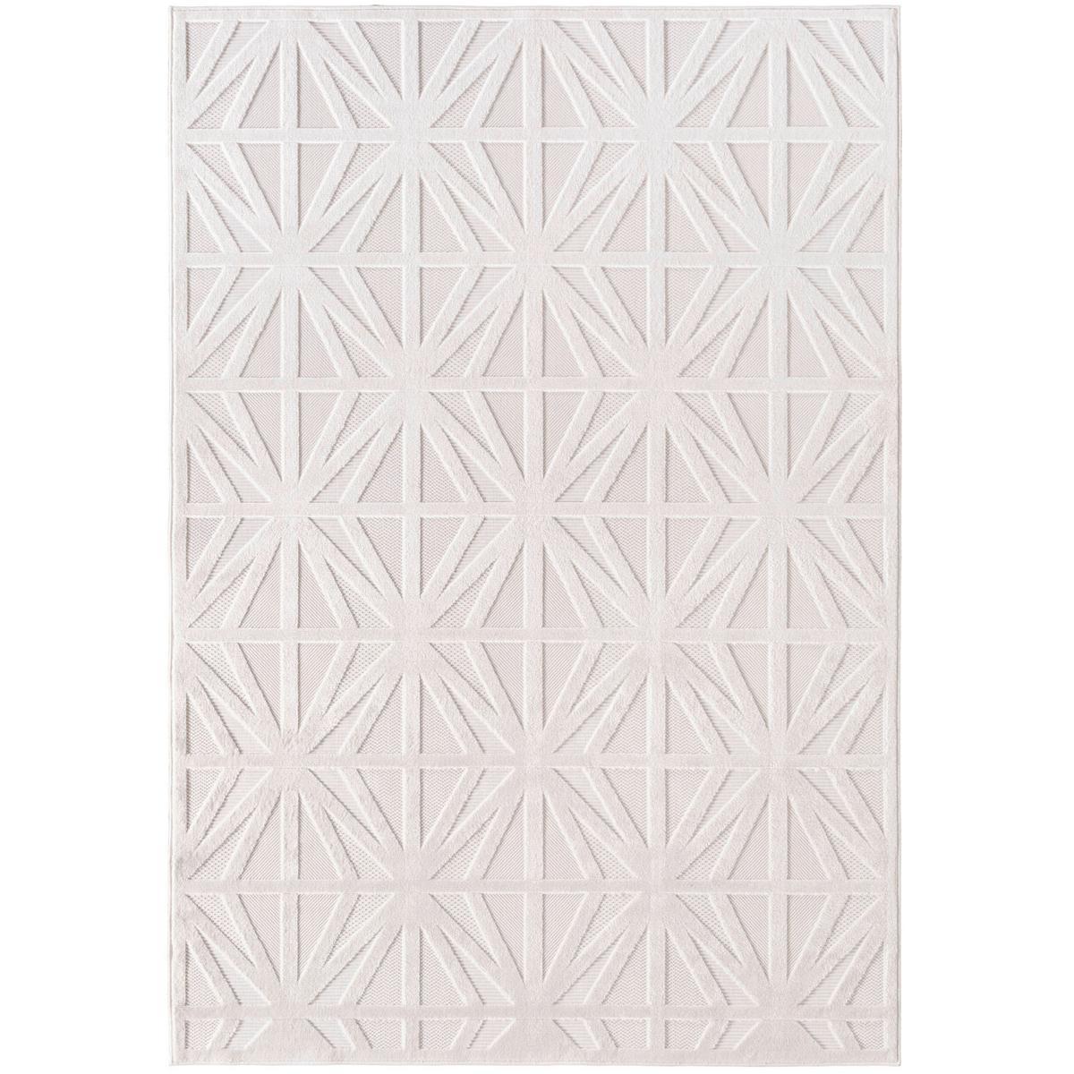 Flachwebteppich, Creme Doha - Creme, Design, Textil (240/340cm)