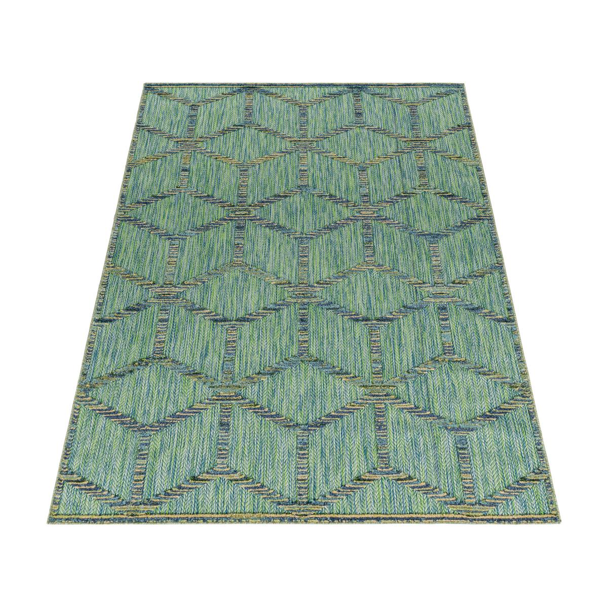 Läufer Bahama - Grün, Design, Textil (80/250cm) - Novel