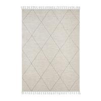 TKANÝ KOBEREC ADJER 1 - alabastrová/svetlosivá, Modern, textil (80/150cm) - Mömax
