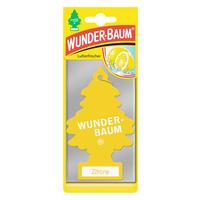Autóillatosító Wunderbaum Citrom Illat - sárga, papír
