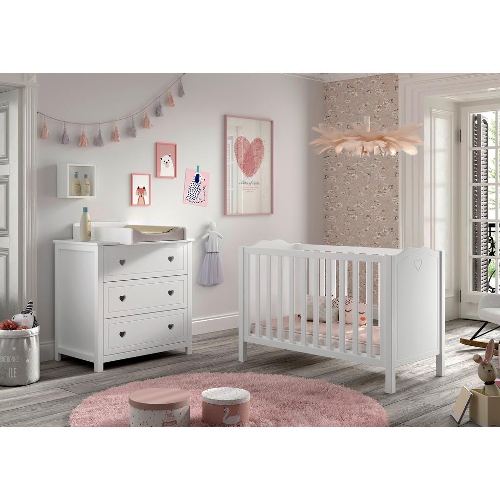 BABYZIMMER Amori Weiß 3-teilig