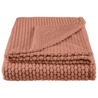 Kuscheldecke Belinda Mokka 130x170 cm - Mokka, ROMANTIK / LANDHAUS, Textil (150/200cm) - James Wood