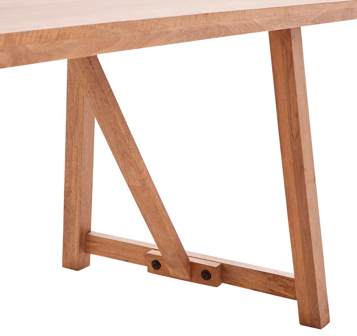 Jídelní stůl ROSA 160cm - světle hnědá, Trend, dřevo (160/90/76cm) - Livetastic