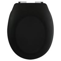 WC-Sitz Neela - Schwarz, KONVENTIONELL, Kunststoff (5,5/38cm) - Spirella