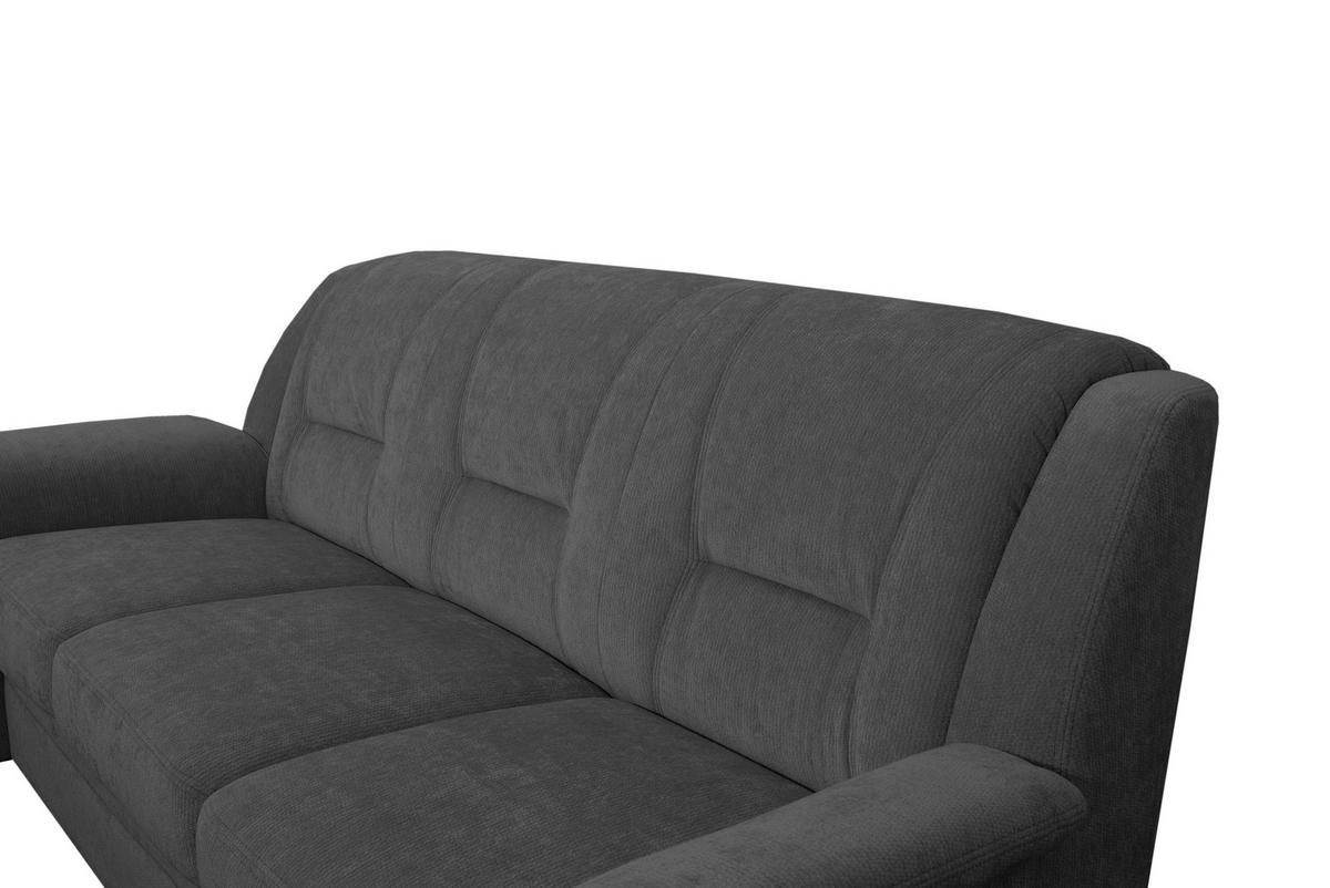 3-SITZER-SOFA Rafael, Graphit B: 209 cm - Beige/Schwarz, Trend, Textil (209/95/95cm)
