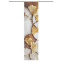 Flächenvorhang Storm - Cognac/Goldfarben, Natur, Textil (60/245cm)