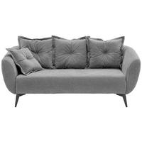 2,5-Sitzer Baggio Grau B: 196 cm - Schwarz/Grau, MODERN, Textil (196/94/103cm) - Livetastic