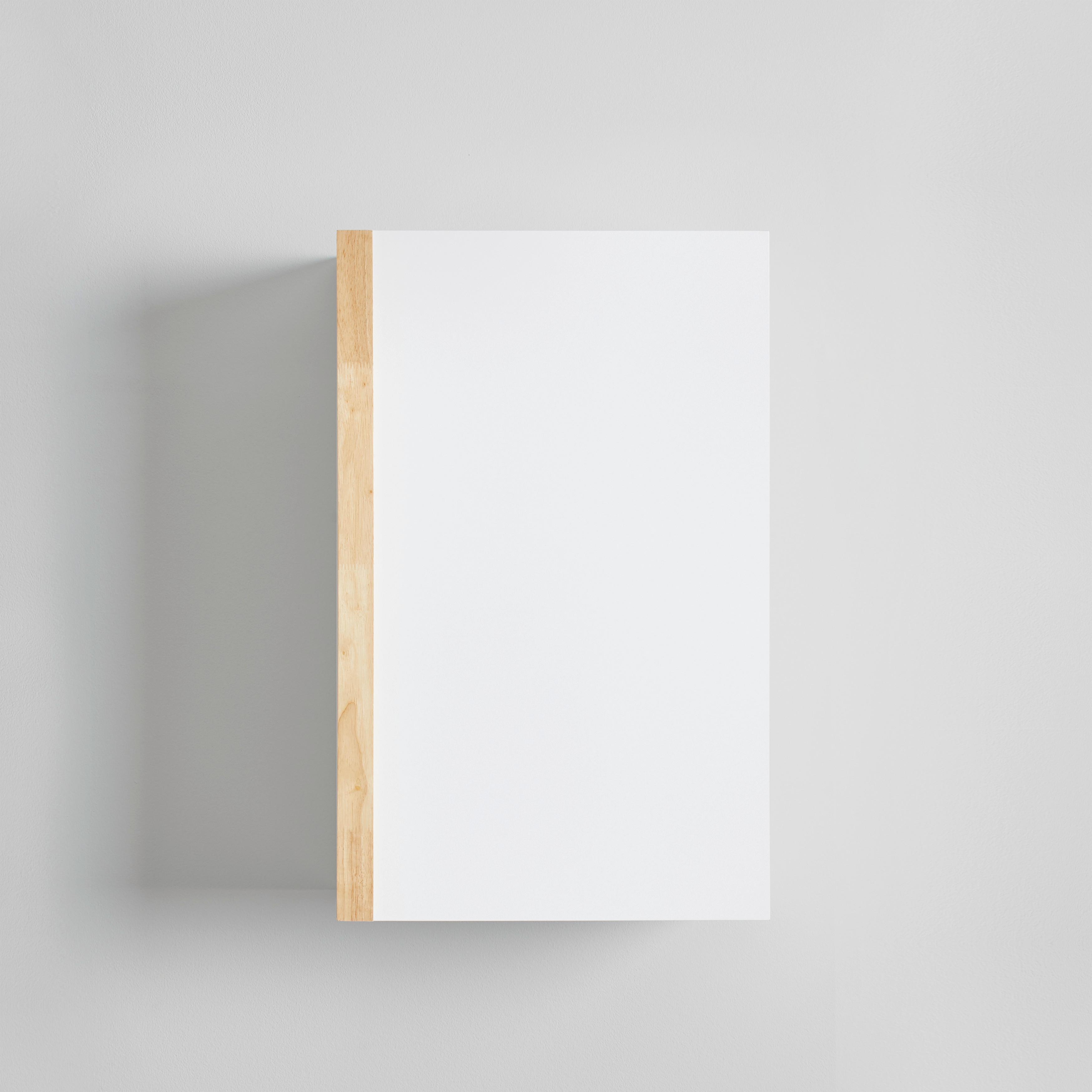 Závesná Skrinka Rico - prírodné farby/biela, Moderný, drevo (42/66/20cm) - Bessagi Home