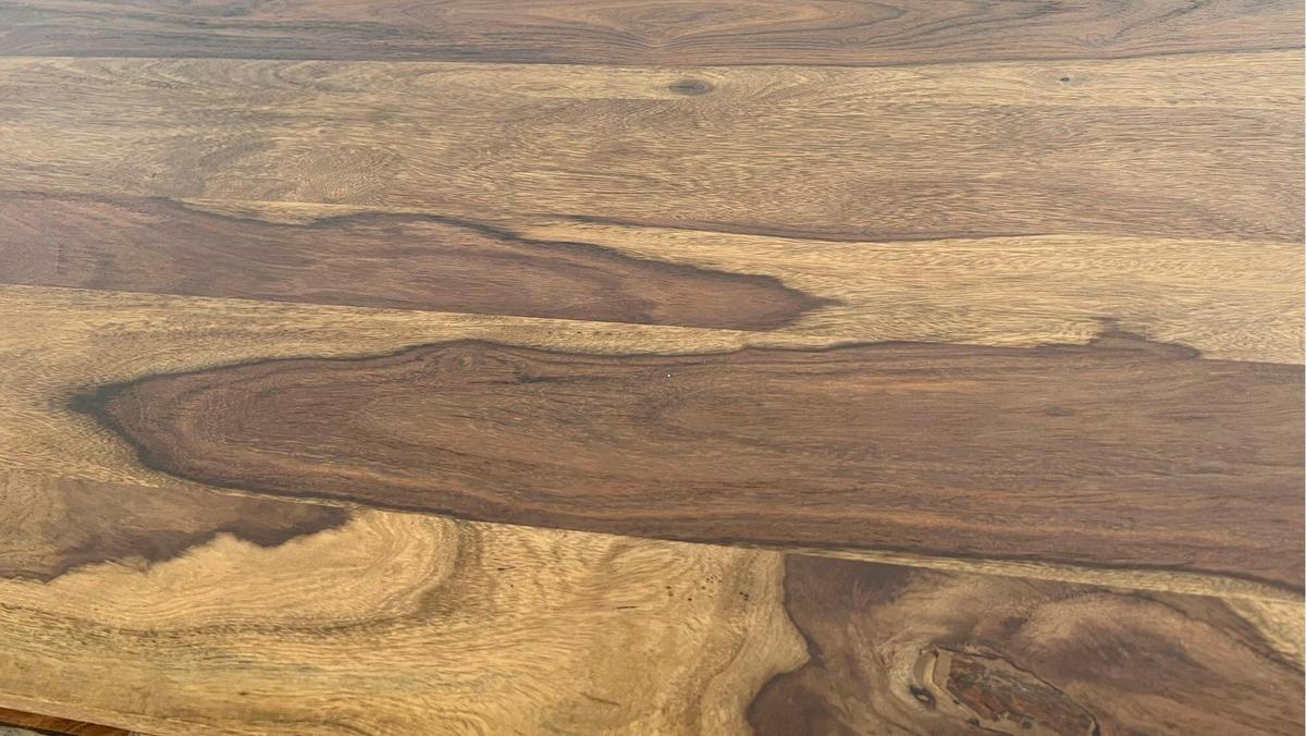 Couchtisch Sheeshamfarben B: 60 Cm - Sheeshamfarben/Multicolor, Natur, Holz/Metall (115/60/38cm) - Livetastic