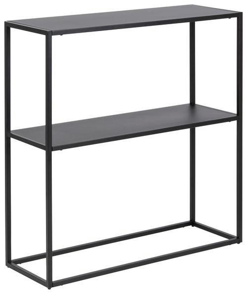 Regal Stahl Newton Trend B 79,5cm, Schwarz - Schwarz, Trend, Metall (79,5/80,5/26cm) - MID.YOU