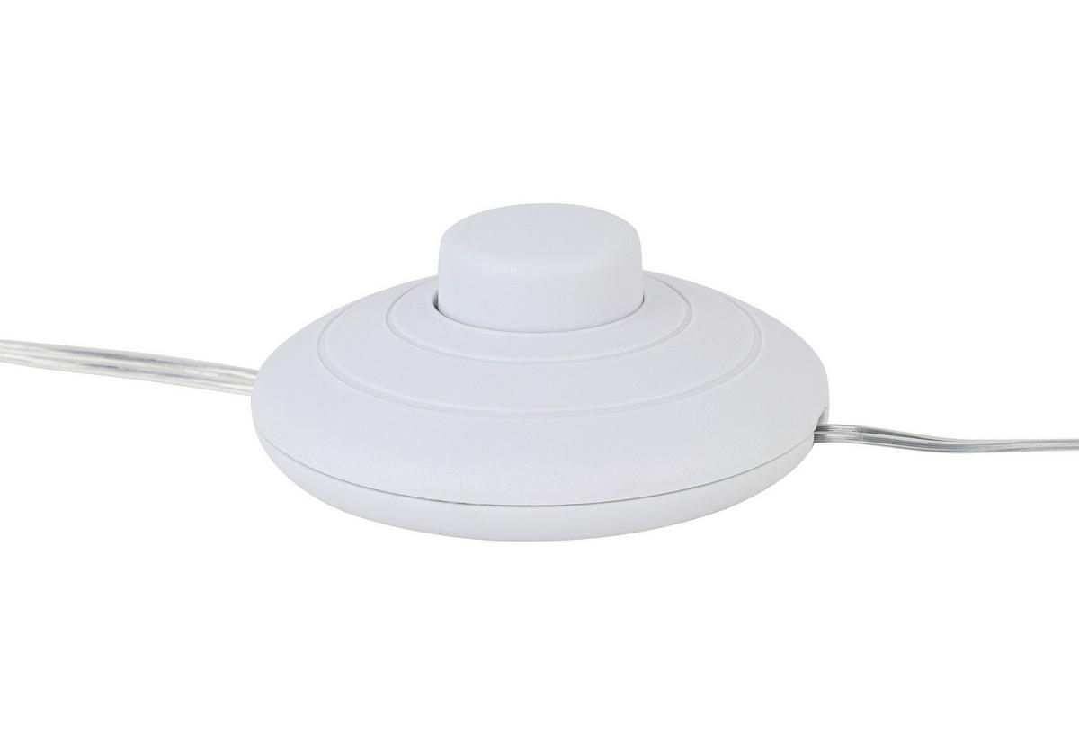 Stehleuchte Chioma - Chromfarben/Transparent, Basics, Kunststoff (17/97,5cm) - Luca Bessoni