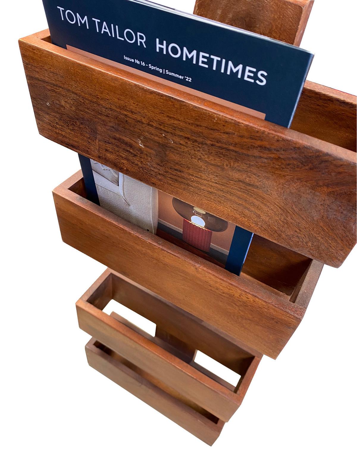 Wandregal Naturfarben B: 30 cm - Naturfarben, Design, Holz (30/72/9cm) - Livetastic