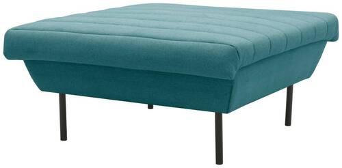 Hocker Looks Ix - Petrol/Schwarz, Design, Textil (90/45/105cm) - LOOKS by W.Joop