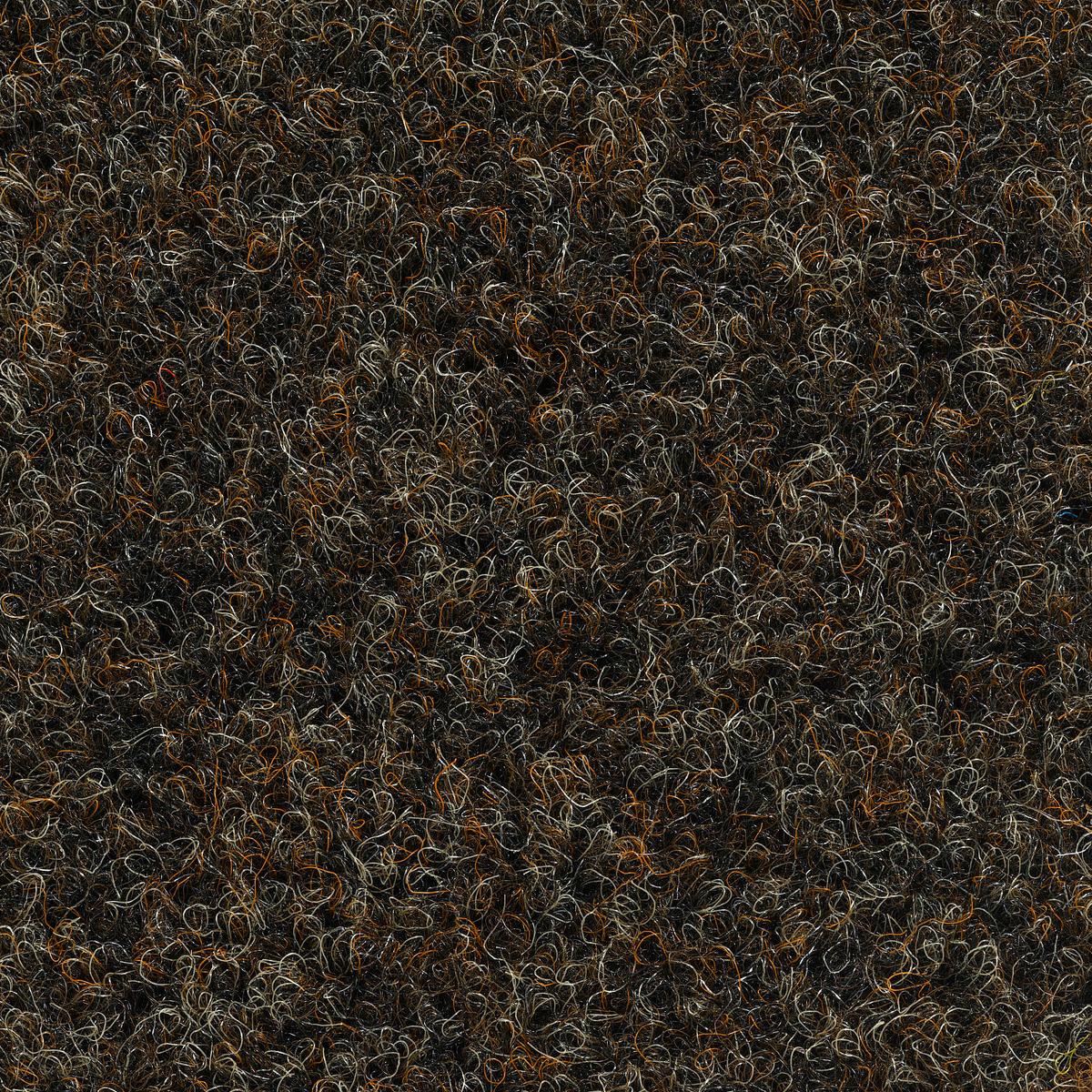 Teppichfliese Braun Solid Vel 50x50 Cm Florhöhe 4 Mm - Braun, Basics, Textil (50/50cm)