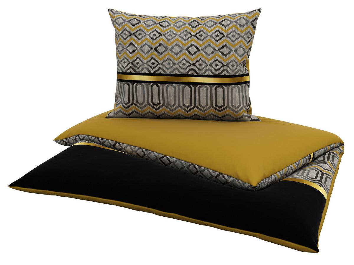 Ágyneműhuzat-garnitúra Elisa - színes/arany, Romantik / Landhaus, textil - James Wood
