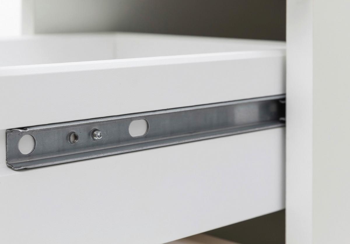 Küchenzeile Florenz Ohne Geräte 300 Cm Weiß/eichef. - Eiche Wotan/Weiß, Design, Holzwerkstoff (300cm) - Held