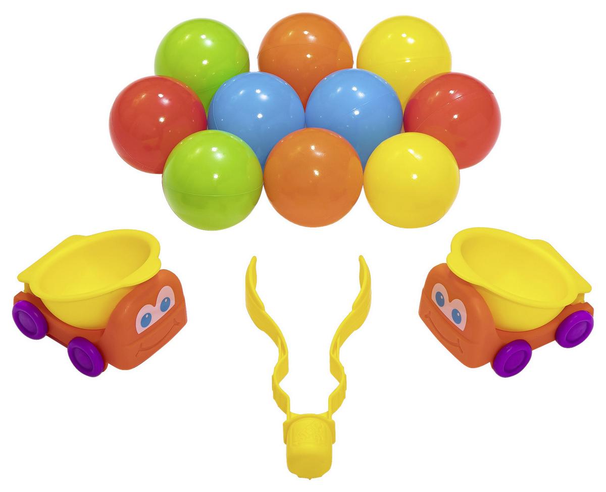 Ballspieltisch Fahren und Rollen Ab 2 Jahren + 10 Bälle - Blau/Orange, Basics, Kunststoff (58/90/69cm) - Ambia Garden