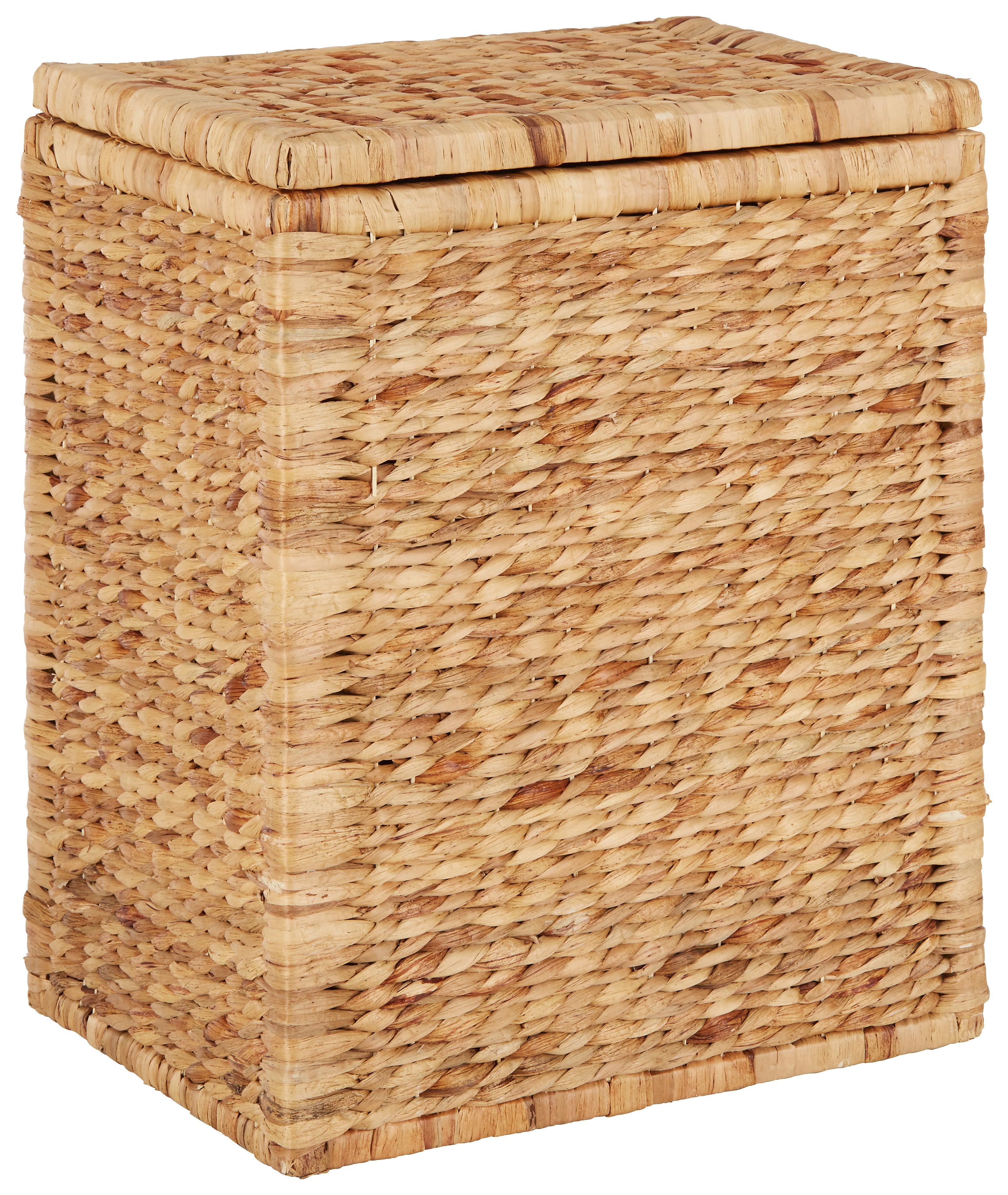 Koš na prádlo Max, 92l - přírodní barvy, Romantický / Rustikální, textil/přírodní materiály (46/59/34cm) - Zandiara